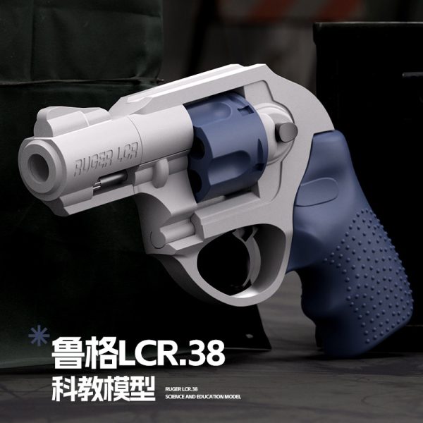机械联动ZP-5砸响炮左轮软弹枪可发射玩具枪男孩手枪模型一键退壳 - Image 5